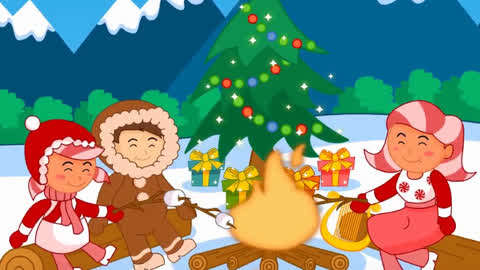 BabyMoo英文慢速儿歌第1集-Deck the halls-母