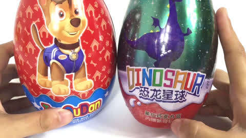 奇趣蛋玩具拆蛋第493集-恐龙奇趣蛋惊喜积木宝