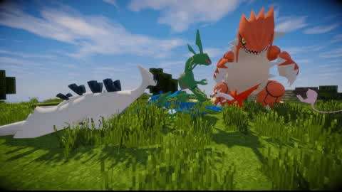 【MC大白】神奇宝贝23满是神兽的精灵牧场哈