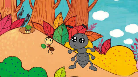 一起来画简笔画第69集-一起来画简笔画 小蚂蚁