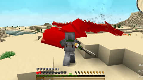 【MC大白】我是一只小僵尸驯龙高手3击败火