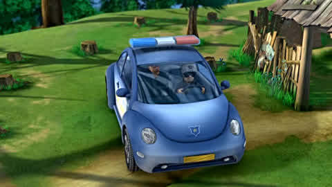 【奶嘴解说】熊出没之秋日团团转 秋日团团转 光头强开警车