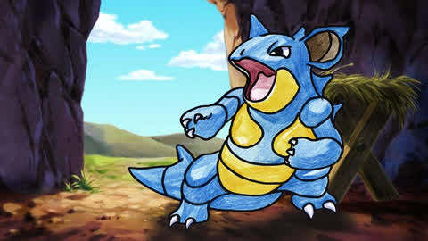 [母婴]卡通简笔画大全 《神奇宝贝》之宠物尼多后