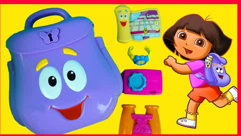 [母婴] 北美玩具亲子游戏: 爱探险的朵拉背包玩具视频