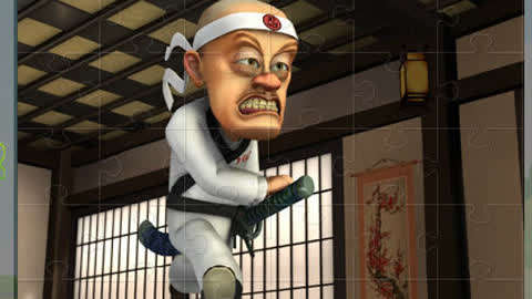 熊出没之熊熊乐园光头强好朋友游戏: 武士光头强灭熊大 熊出没游戏