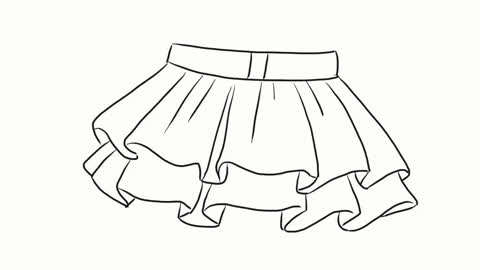 小林简笔画 小短裙儿童亲子简笔画