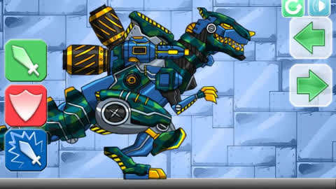 恐龙对战组装系列游戏 组装机械恐龙霸王龙机游戏